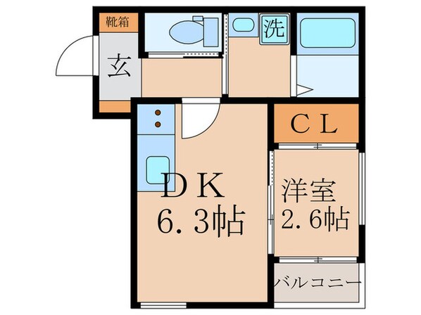 セントレジデンス伏見稲荷の物件間取画像